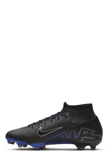Nike Black Zoom Mercurial Superfly 9 Multi Ground Football Boots