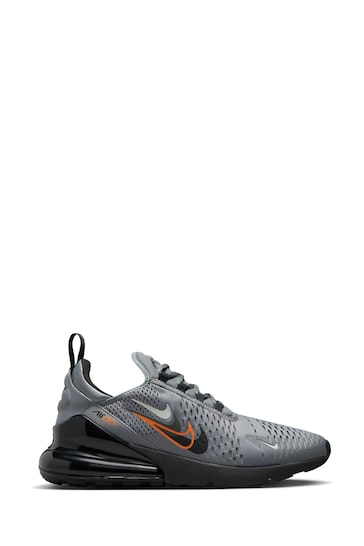 Nike Black/Grey Air Max 270 Trainers