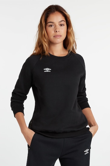 Umbro Black Chrome Club Leisure Sweatshirt