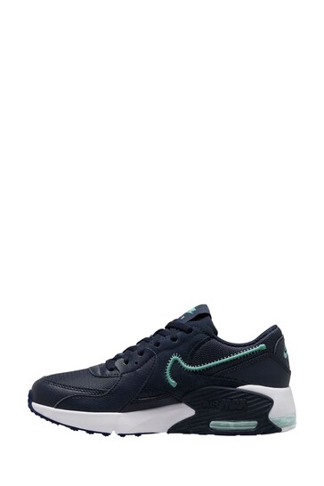 Nike Navy Air Max Excee Junior Trainers