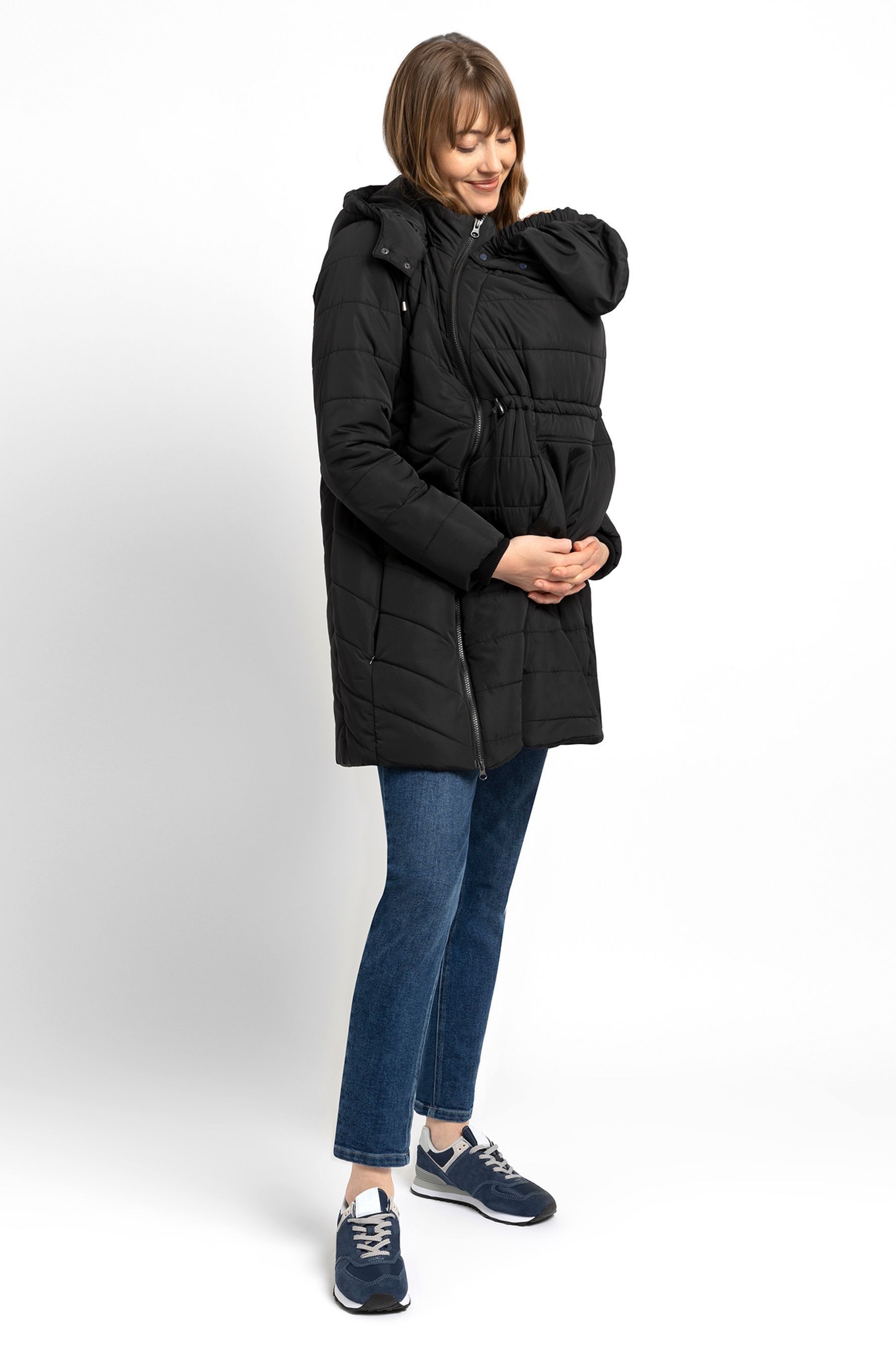 Bebe black coat hotsell