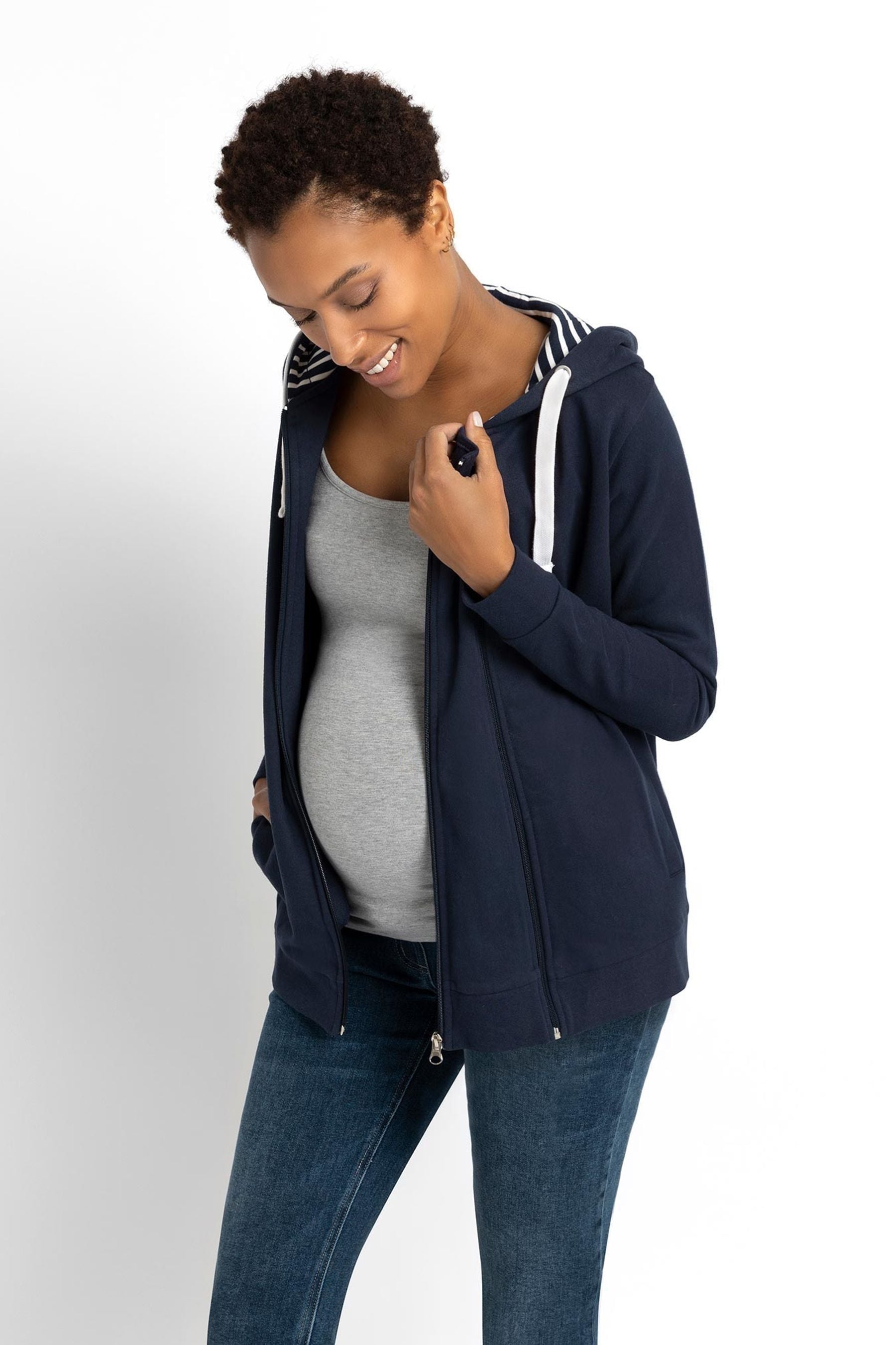 Baby navy hoodie 2025