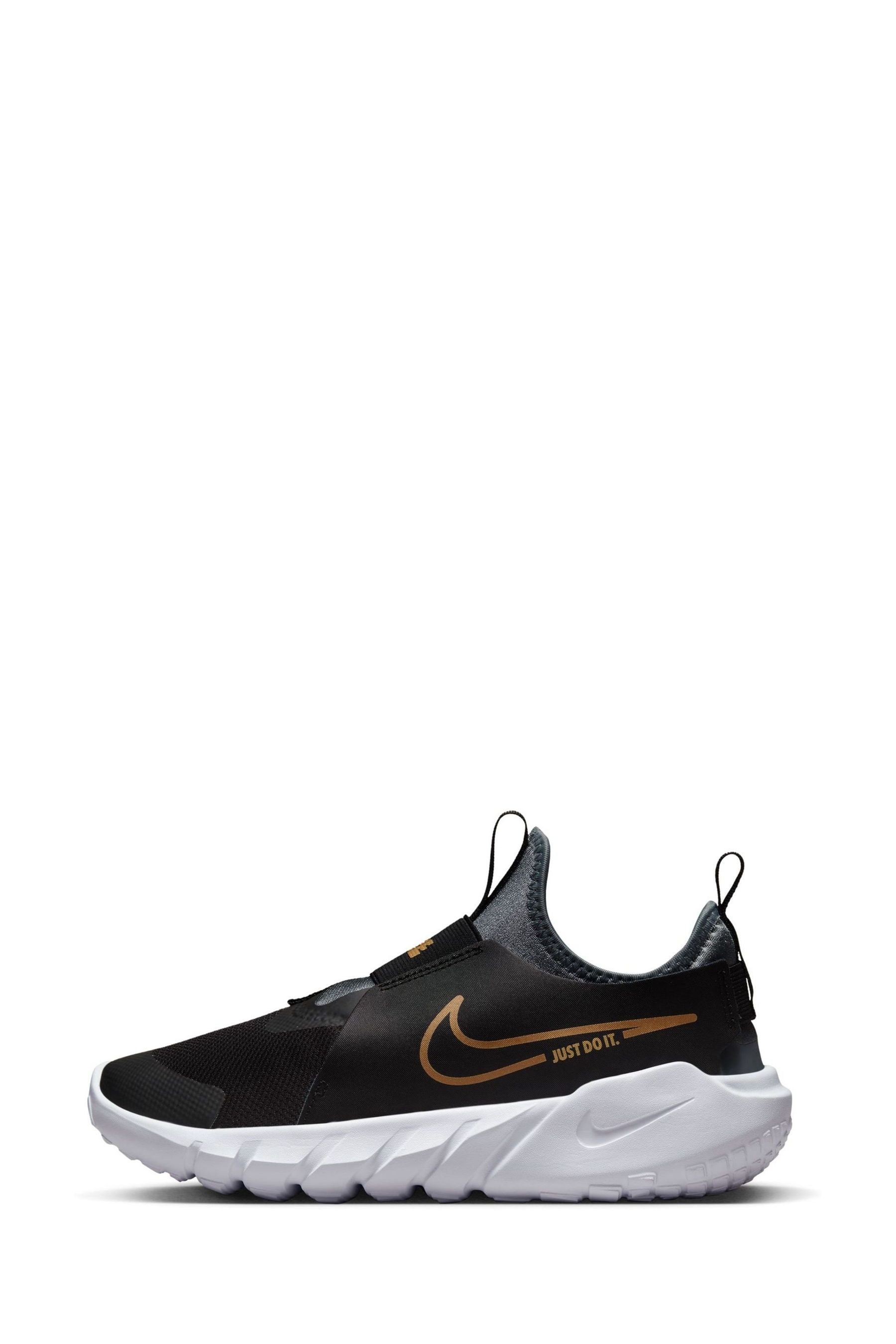 Nike flex black and gold online