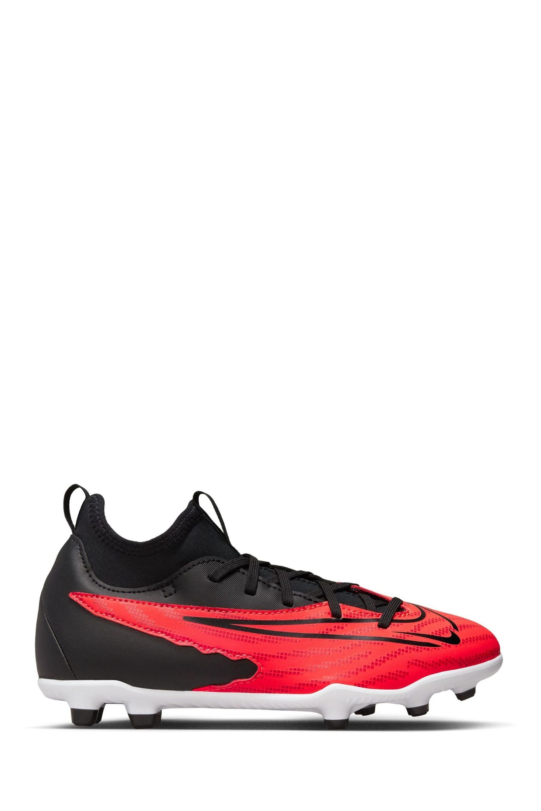 Buy Nike Red Jr. Phantom Club Dynamic Firm Ground Football Boots