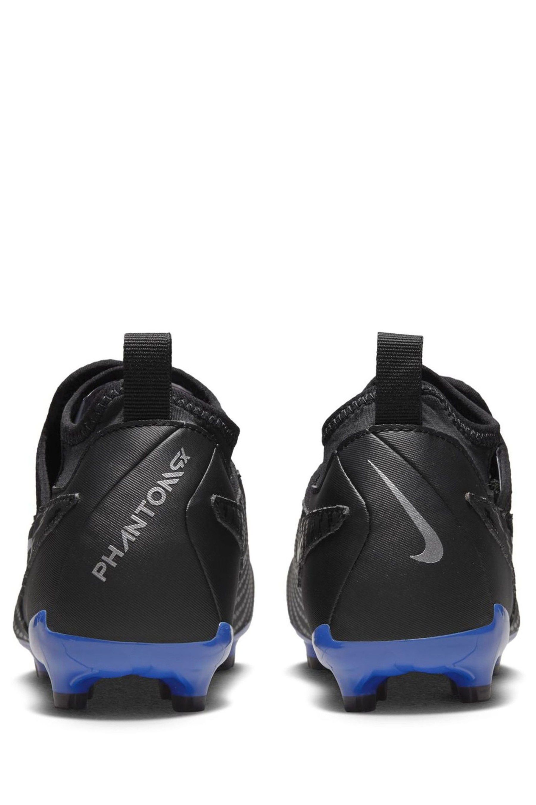 Nike Black Jr. Phantom Academy Firm Ground Football Boots