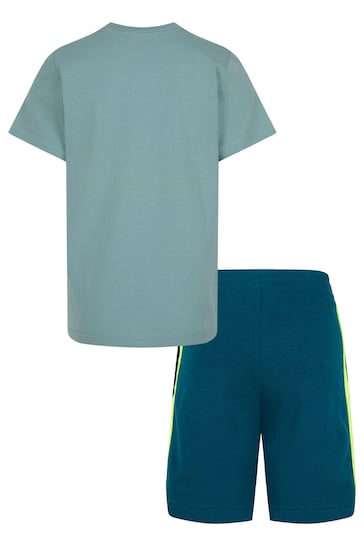 Nike Green Little Kids T-Shirt and Shorts Set