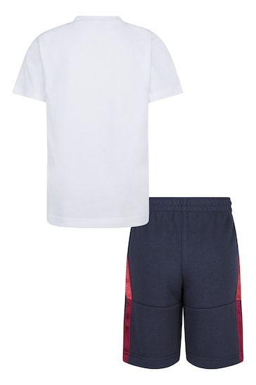 Nike Black/White/Red Little Kids T-Shirt and Shorts Set