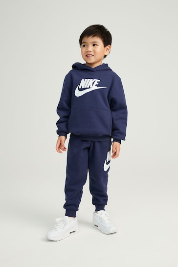 Nike Navy Little Kids Club Fleece Tracksuit Set