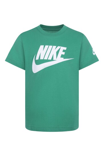 Nike Pale Green Futura Little Kids T-Shirt