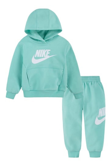 Nike Mint Green Little Kids Club Fleece Tracksuit Set