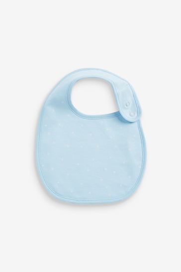 Blue/White Little Brother Baby Bibs 2 Pack