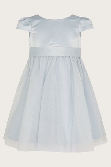Monsoon Grey Tulle Baby Bridesmaid Dress