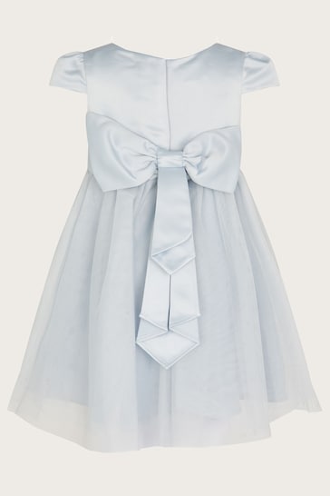 Monsoon Grey Tulle Baby Bridesmaid Dress