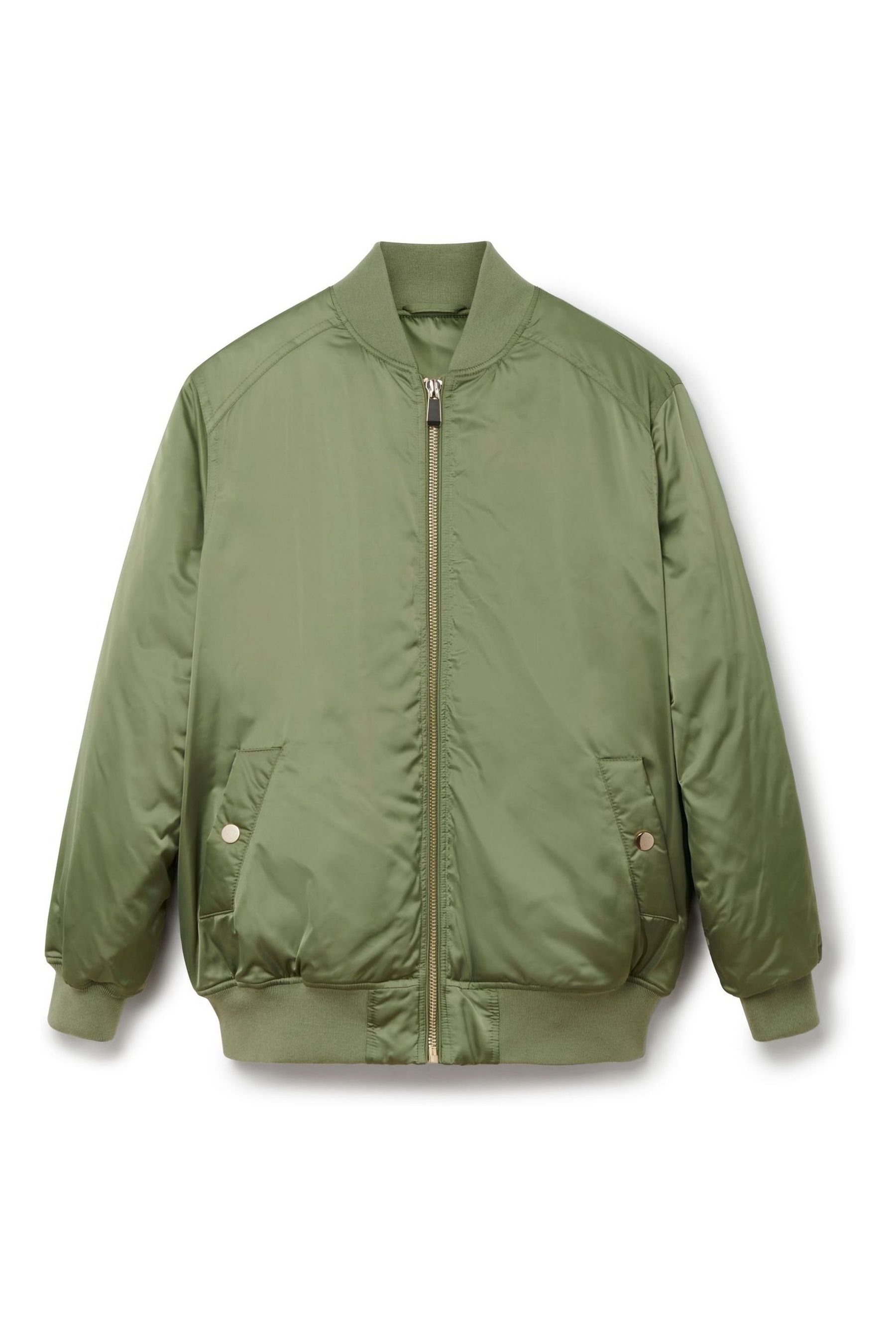 Oversized khaki jacket online