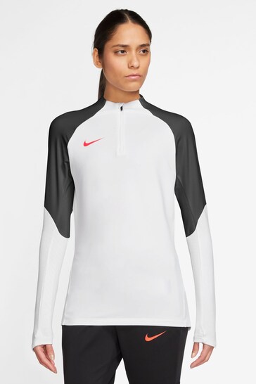 Nike White Dri-FIT Strike Drill Training T-Shirt