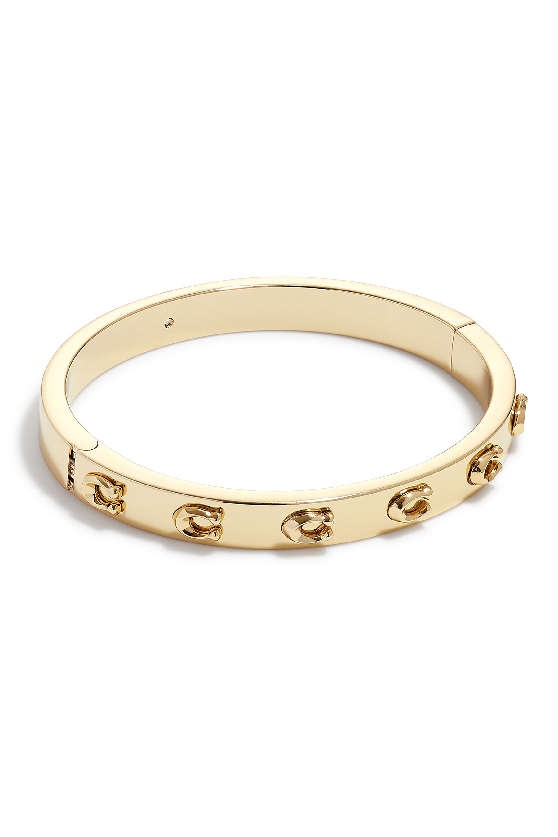Two tone bangle bracelet top