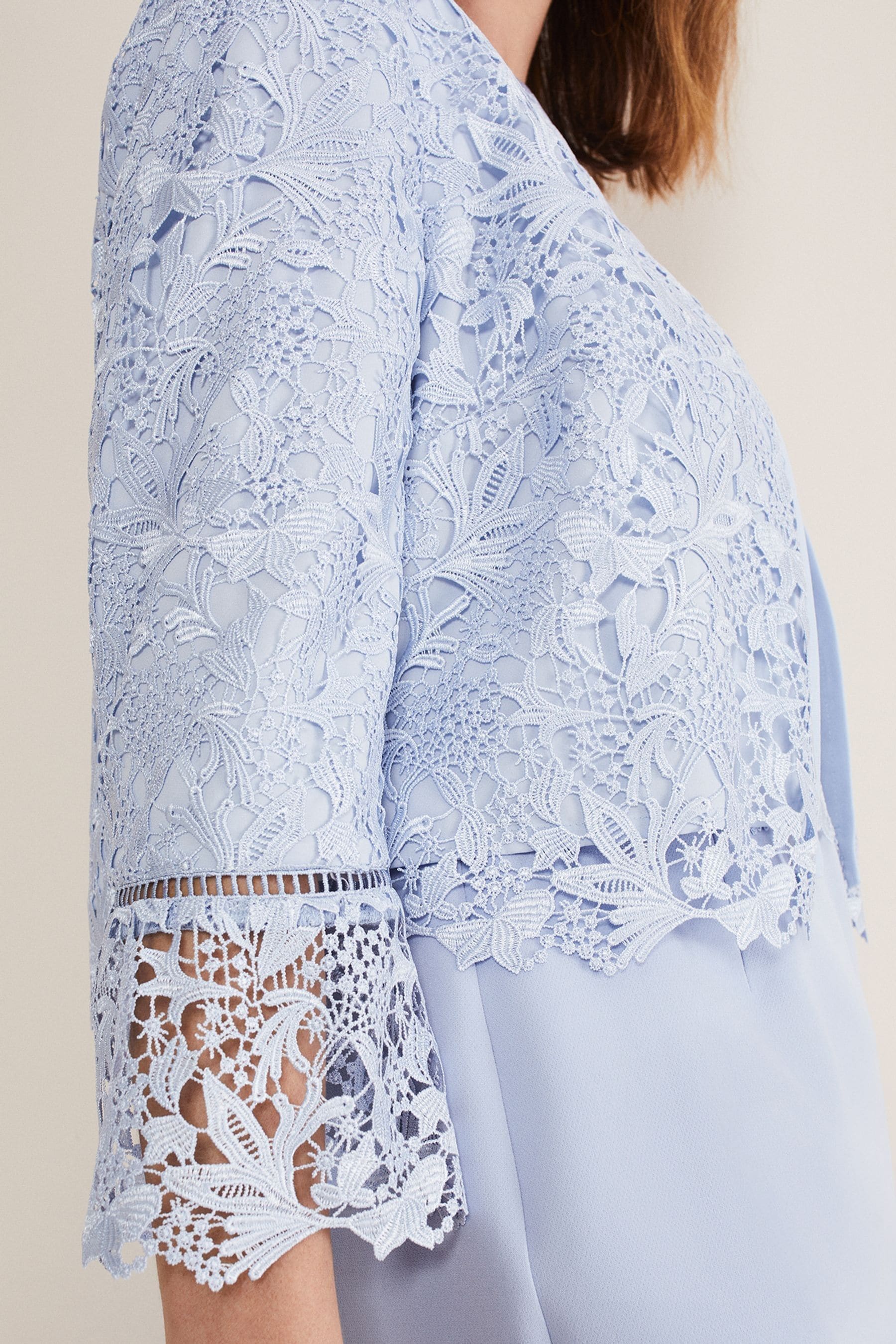 Navy lace clearance jacket next