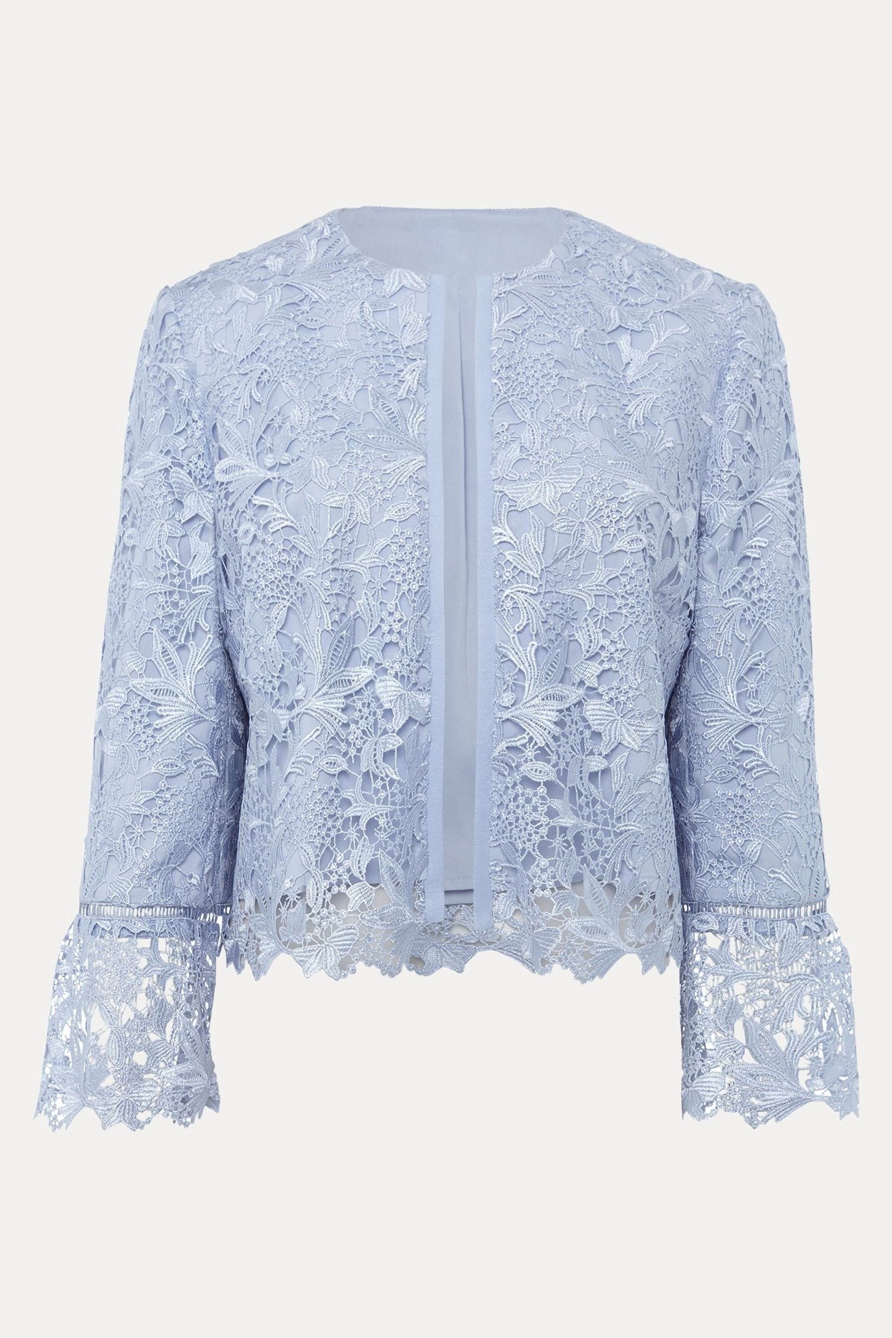 Phase Eight Blue Isabella Lace Jacket