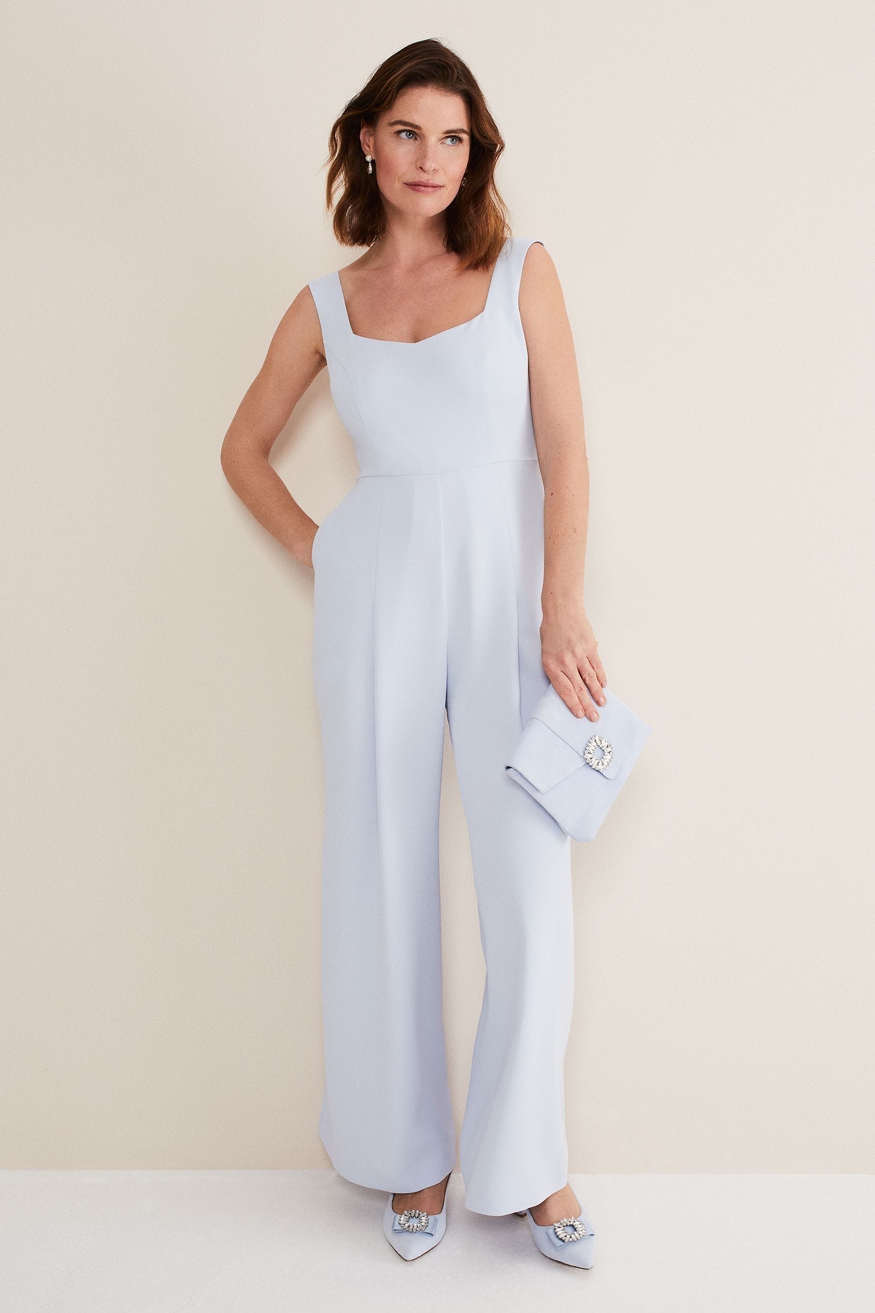Phase eight lacy velvet hotsell jumpsuit