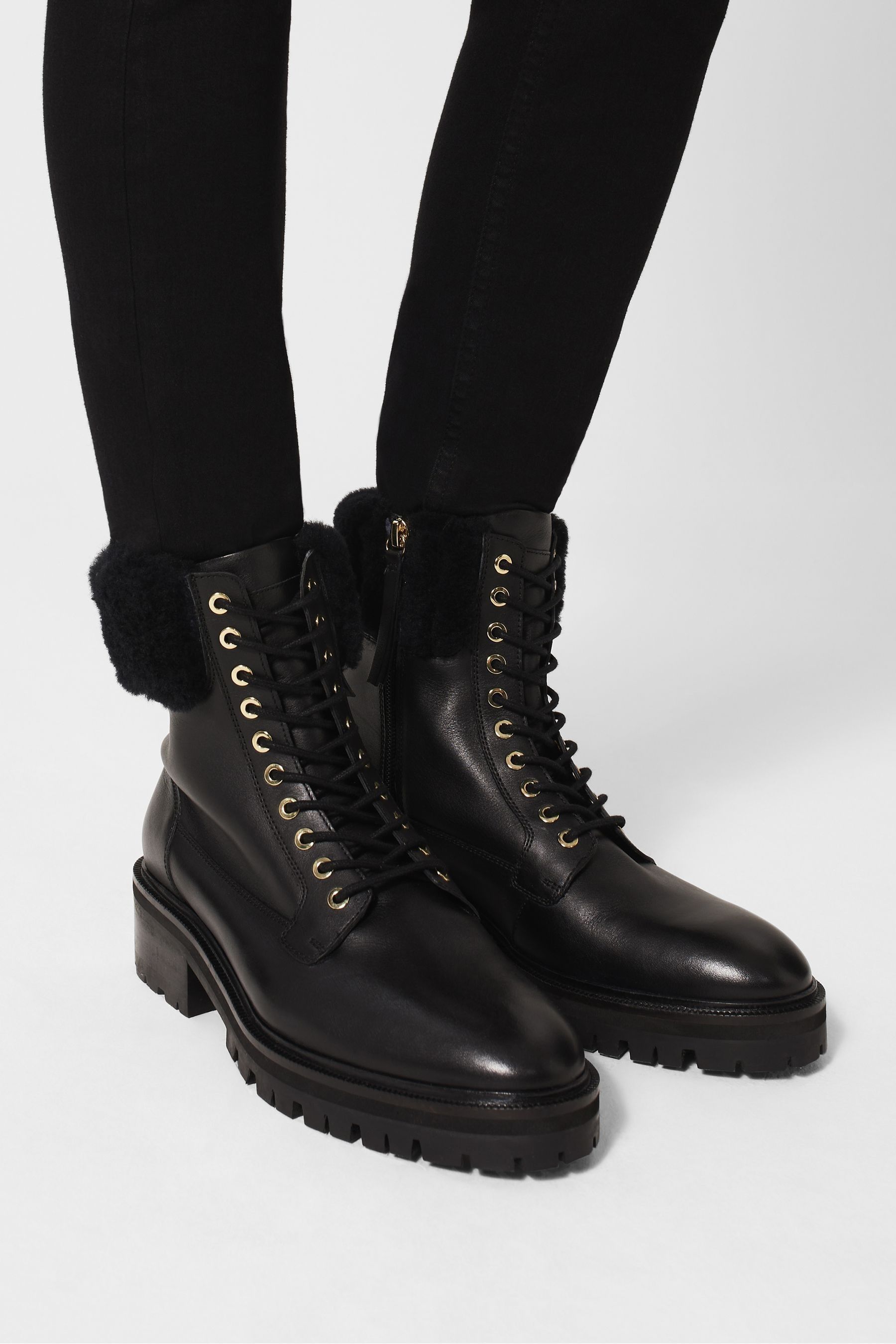 Hobbs black boots cheap