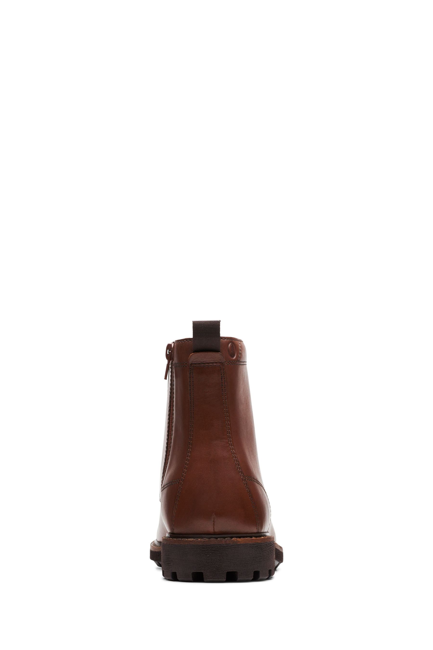 Buy Clarks Brown Leather Batcombe Cap Boots from the Next UK