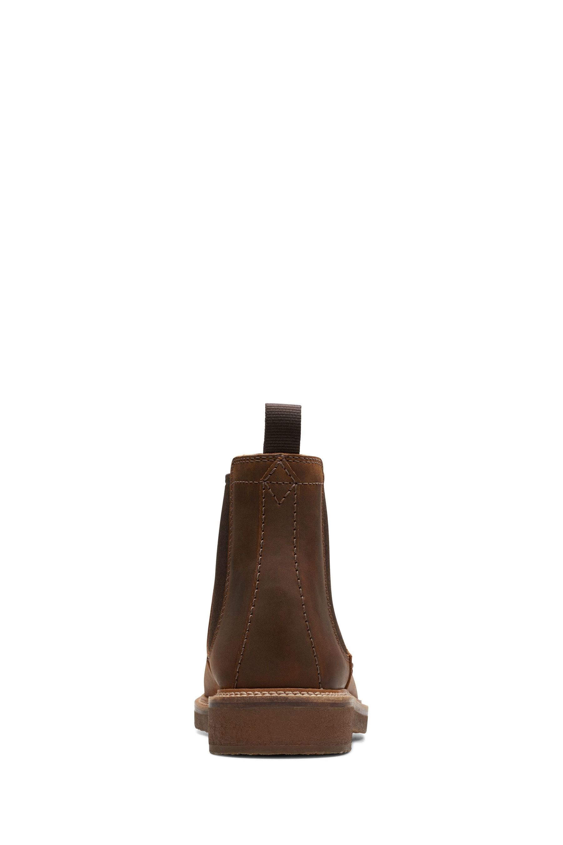 Buy Clarks Brown Clarks Beeswax Leather Clarkdale Easy Boots from