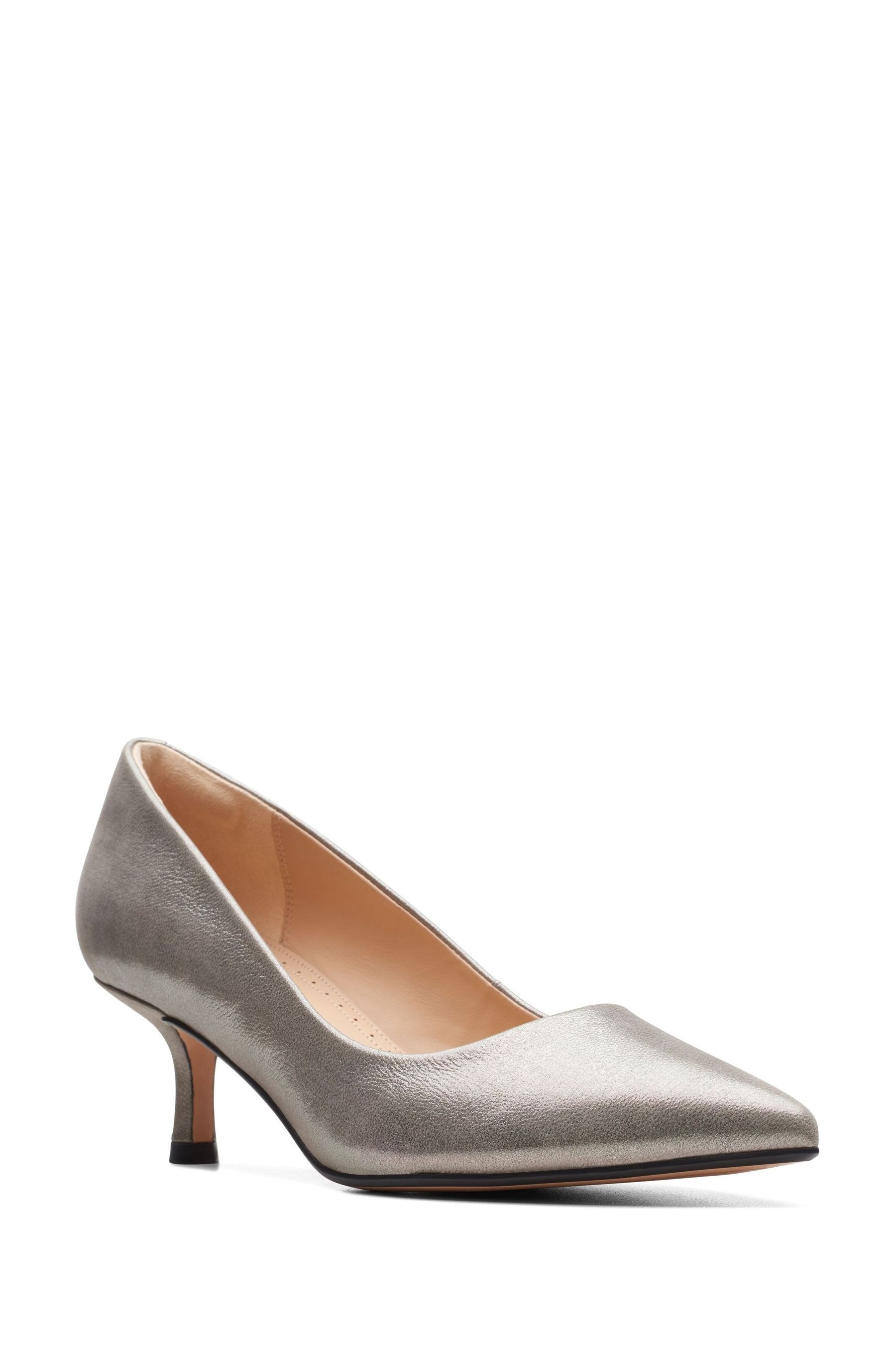 Clarks 2025 silver shoes