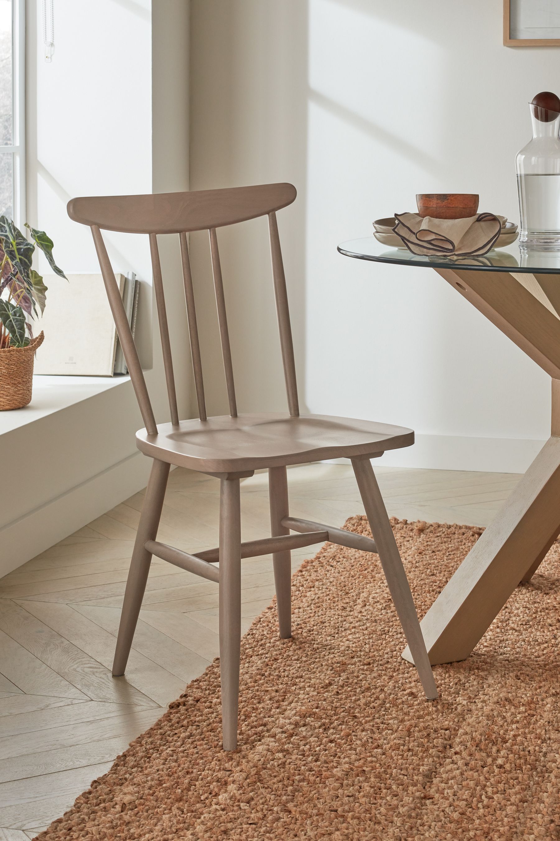 Next oak outlet dining chairs