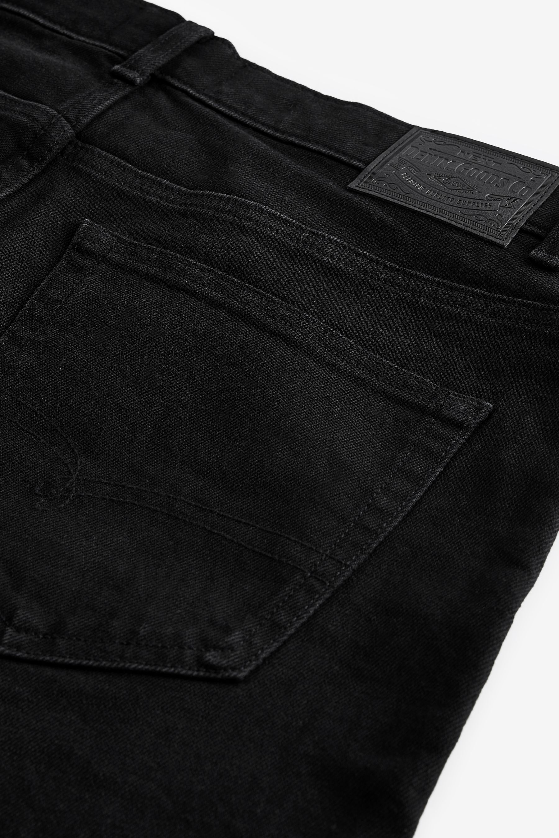 Mens black straight jeans 2025