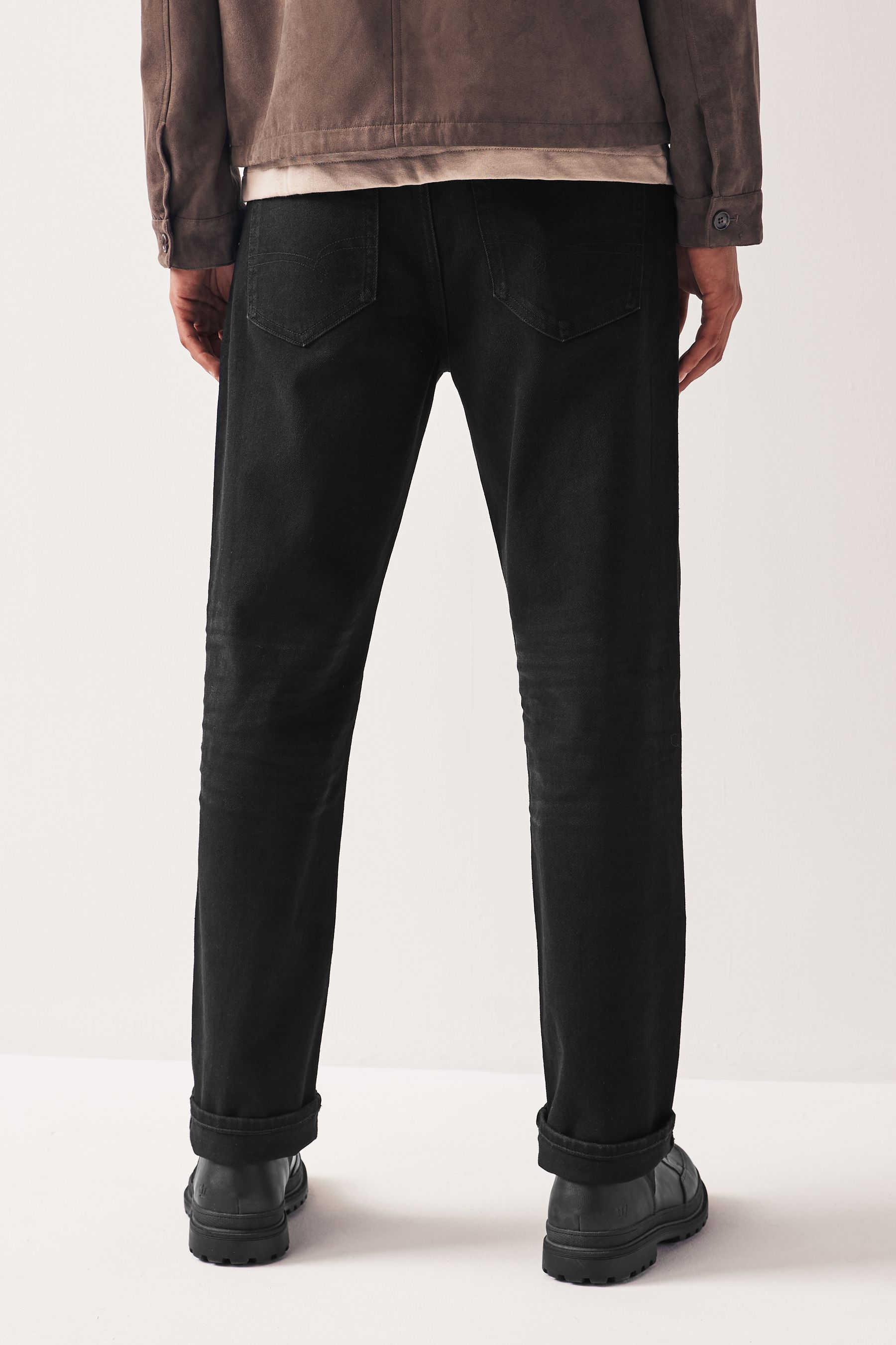 Cotton jeans black sales