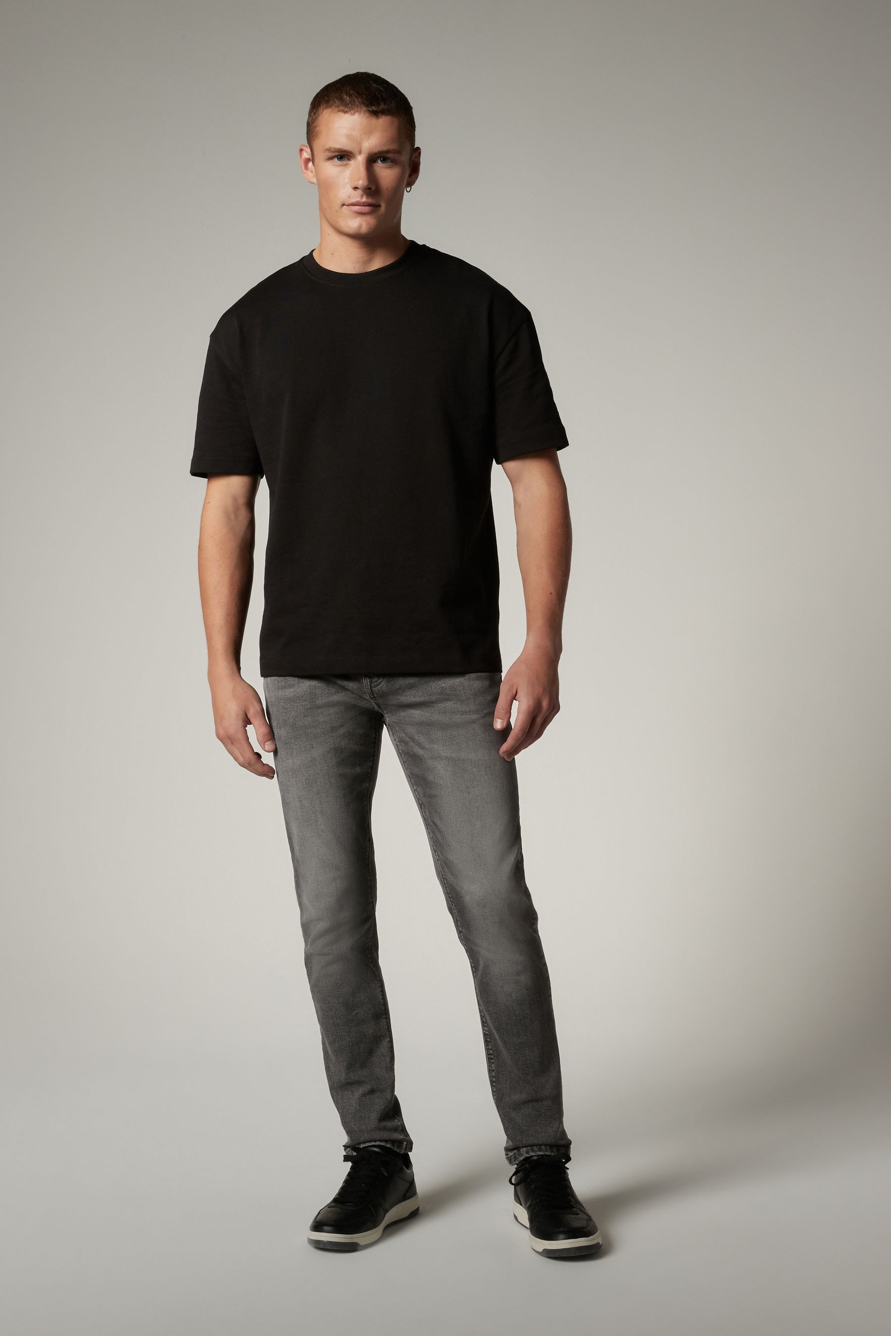 Buy Grey Slim Classic Stretch Jeans from the Next UK online shop