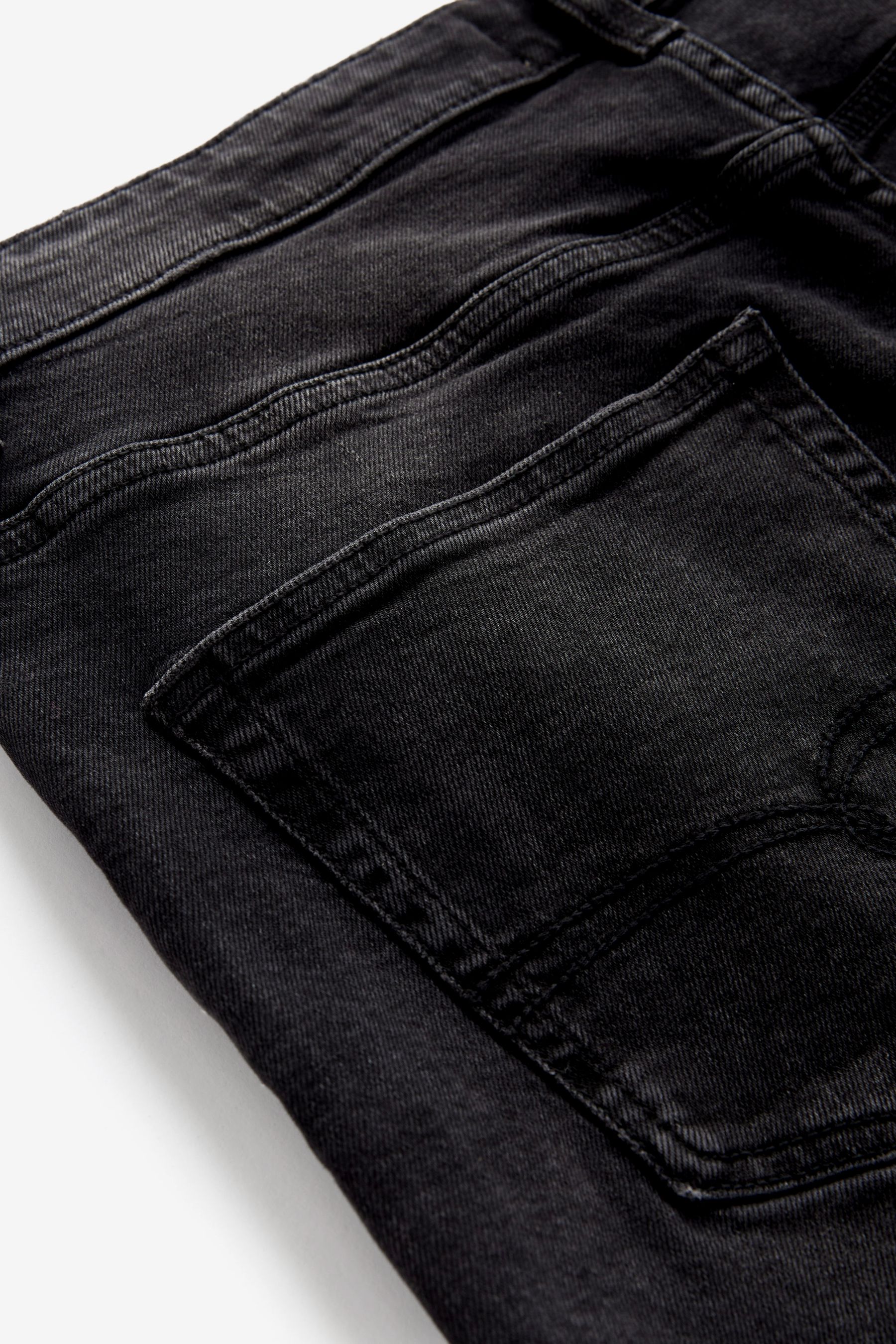 Black Straight Vintage Stretch Authentic Jeans