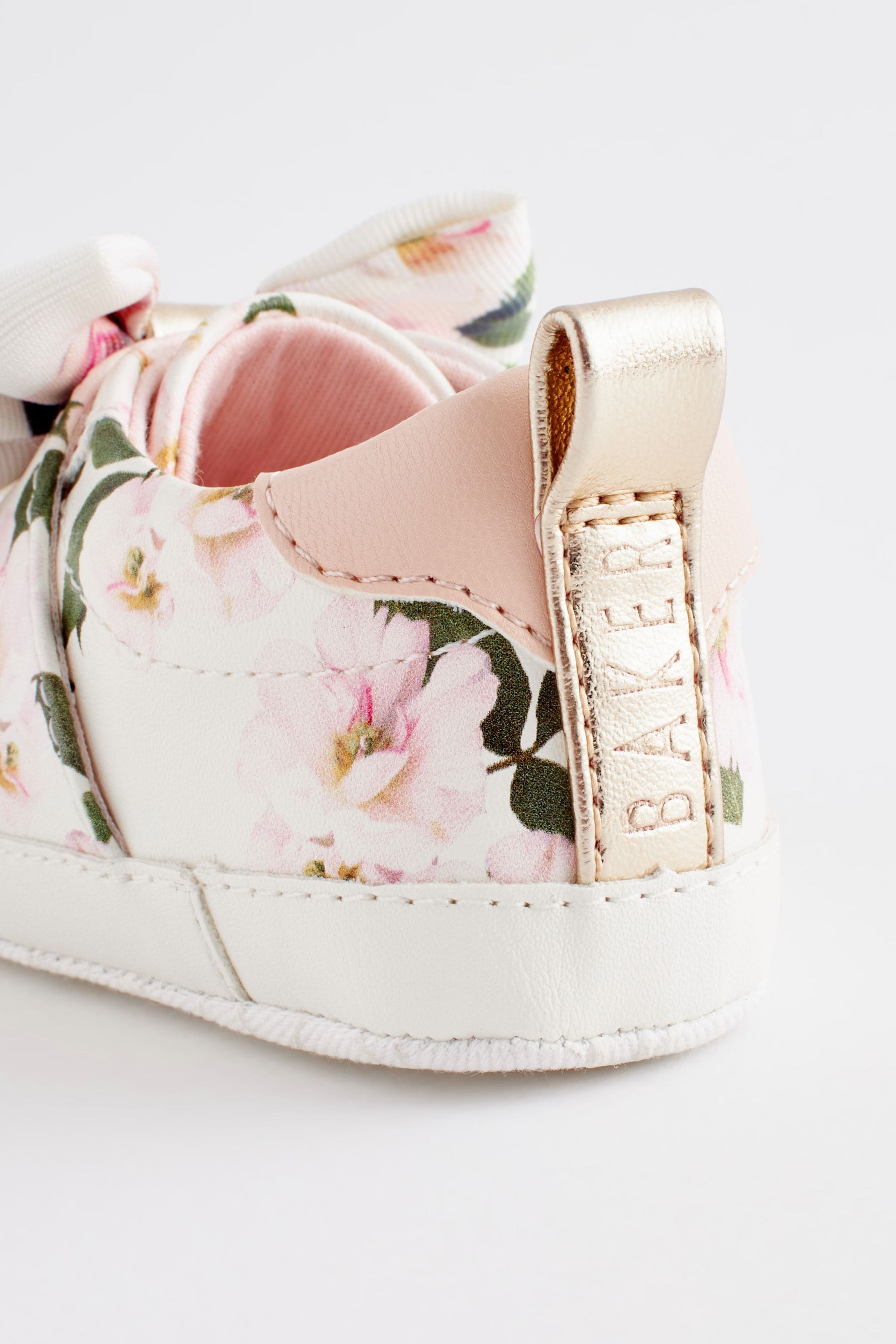 Buy Baker by Ted Baker Baby Girls Floral Organza Bow White Trainer Padders from the Next UK online shop