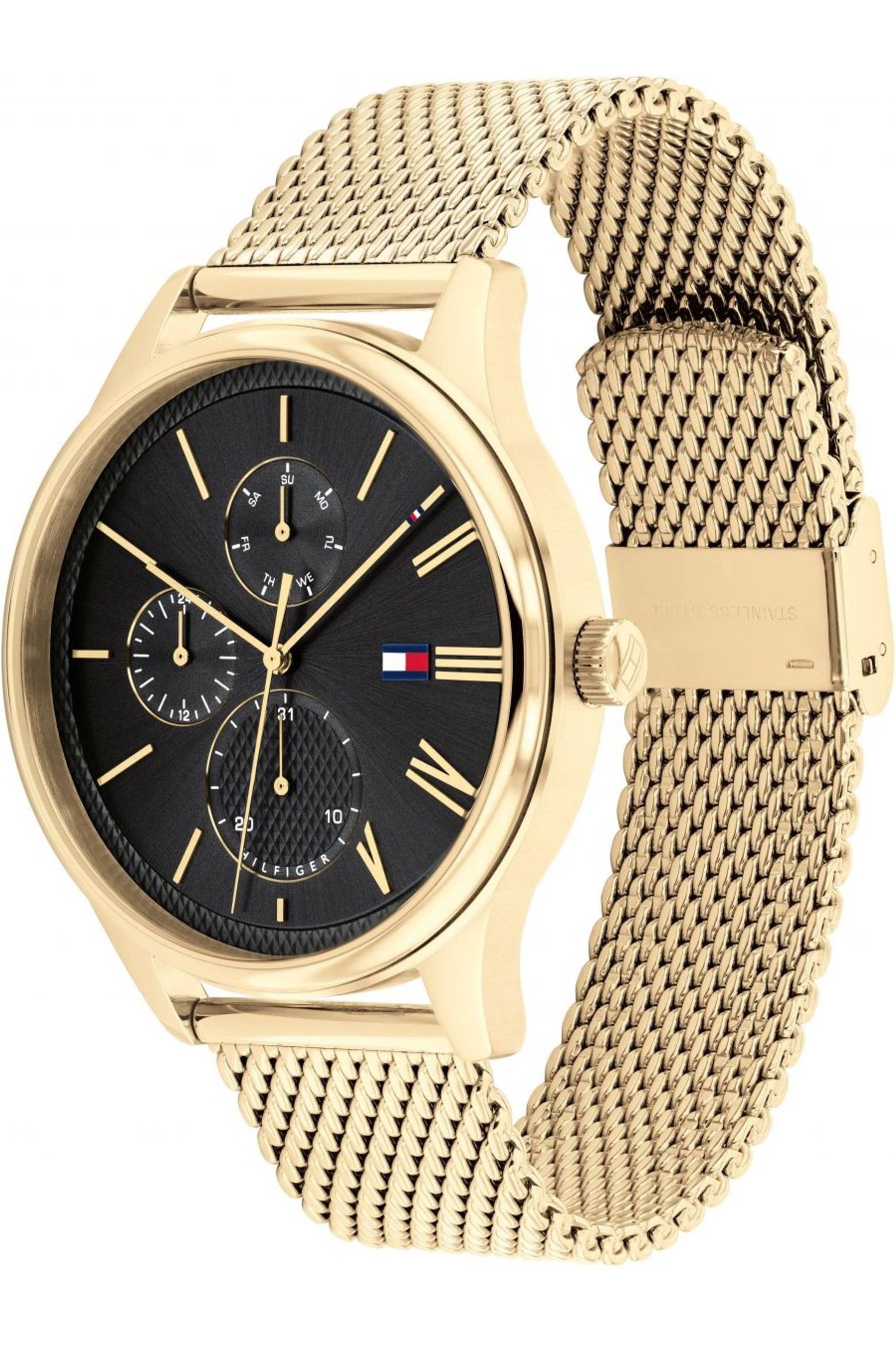 Buy Tommy Hilfiger Gents Gold Tone Damon Watch from the Next UK