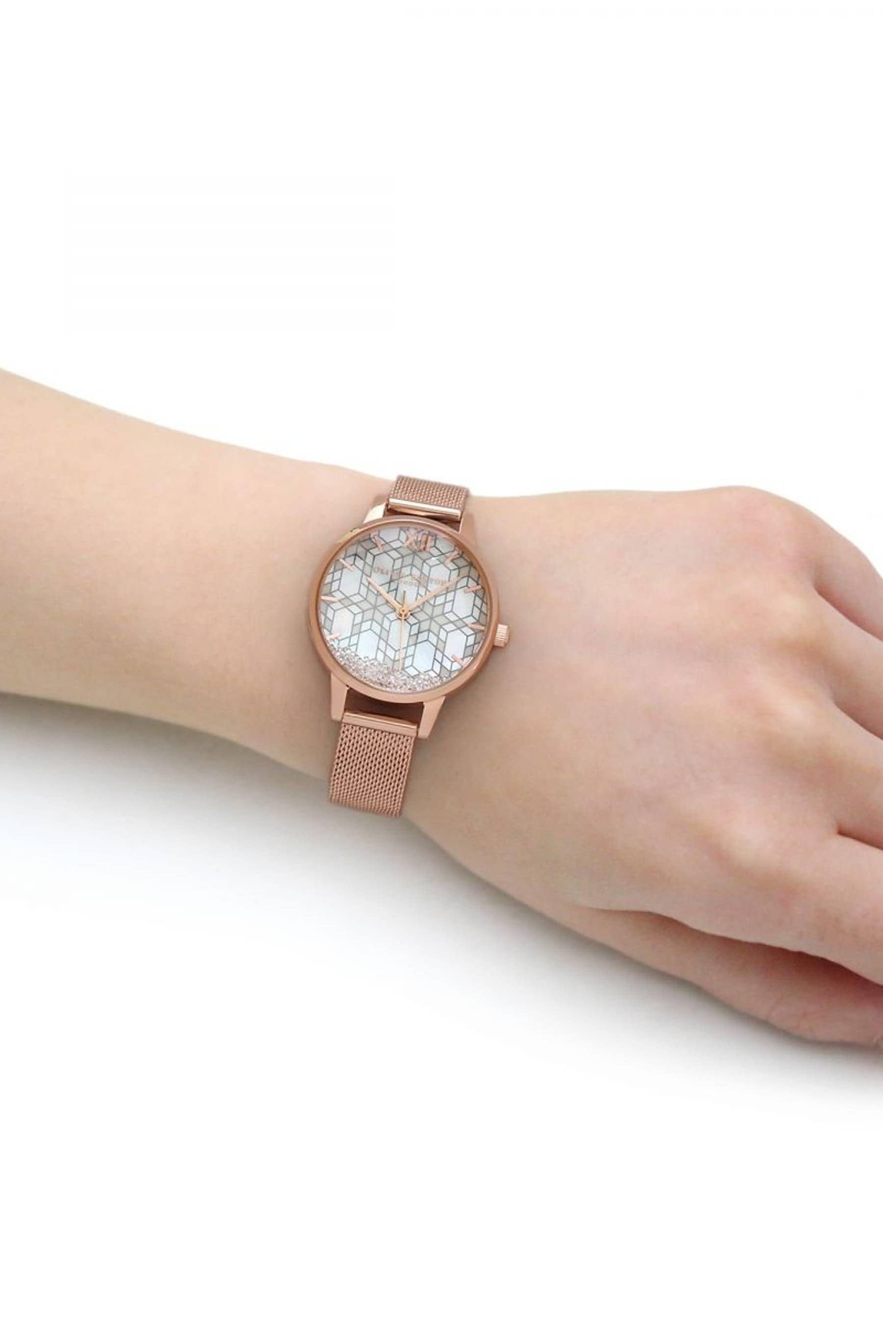 Olivia burton rabbit snow globe watch shop