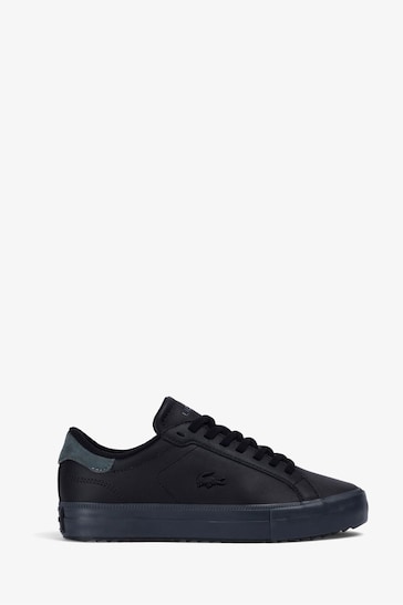 Lacoste Men's Powercourt Black Winter Trainers