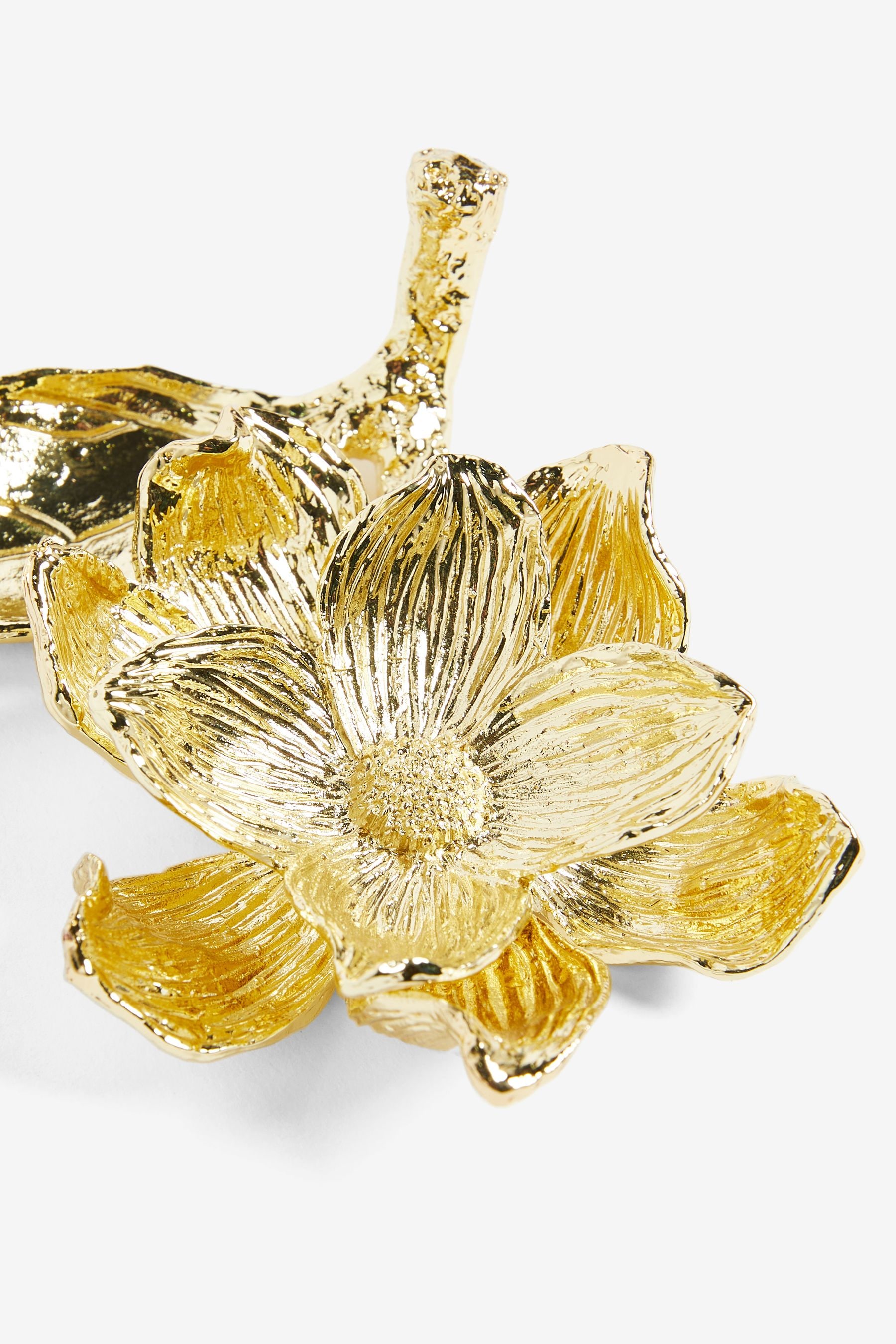 Metal flower ring shop