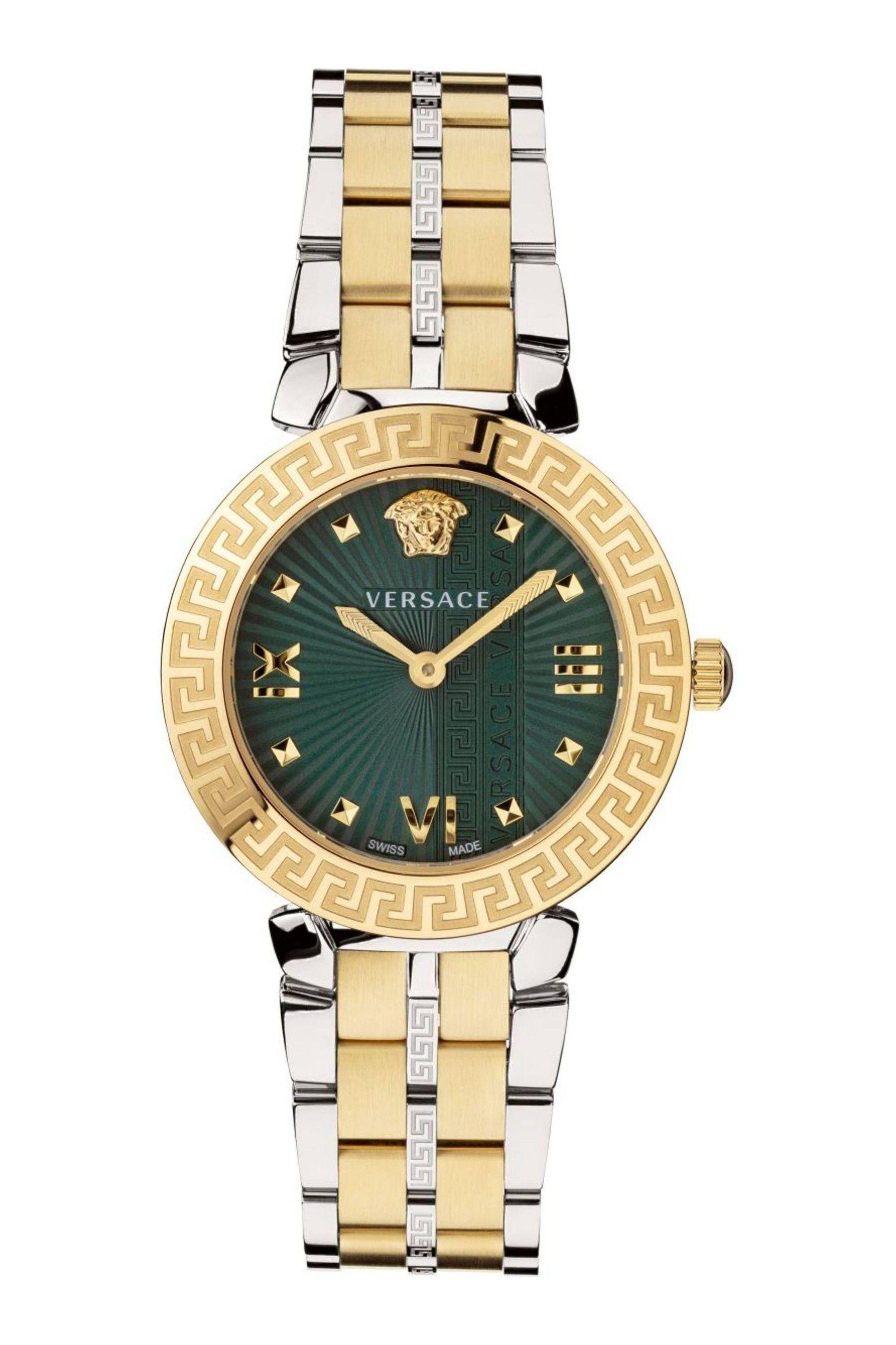 Buy Versace Ladies Gold Tone Greca Icon Watch from the Next UK online shop