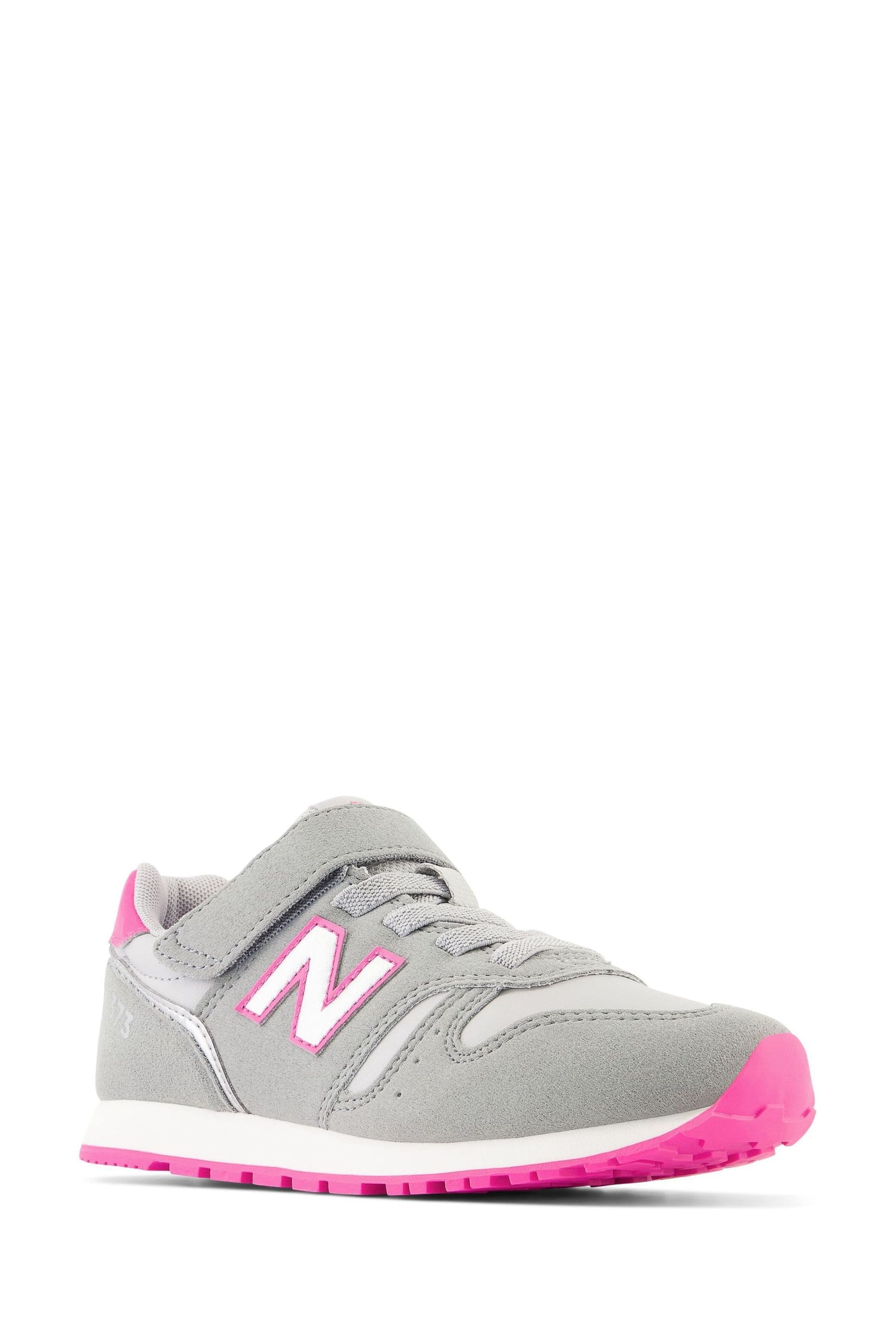 New balance 373 grey pink trainers shop