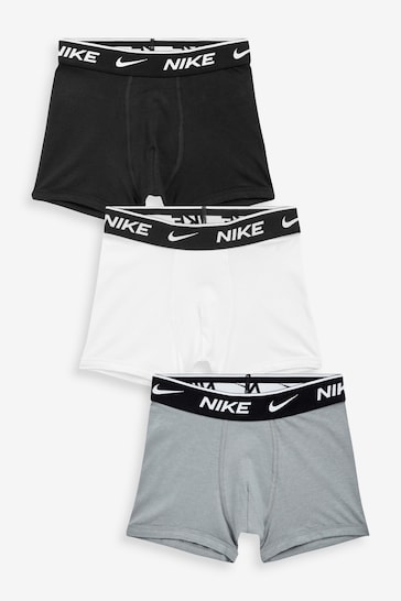 Nike Black/Grey/White Kids Boxers 3 Packs