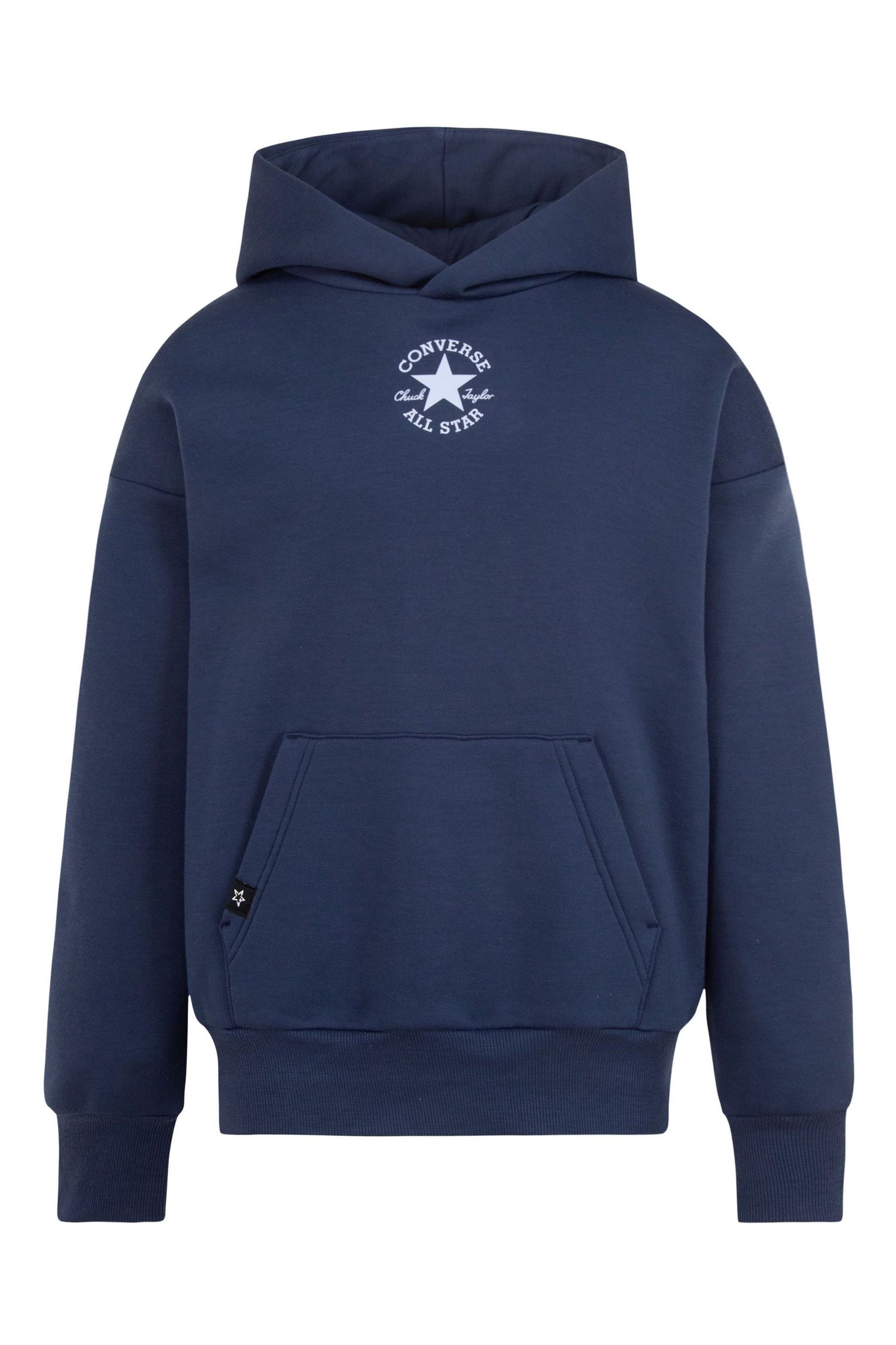 Converse navy shop jumper