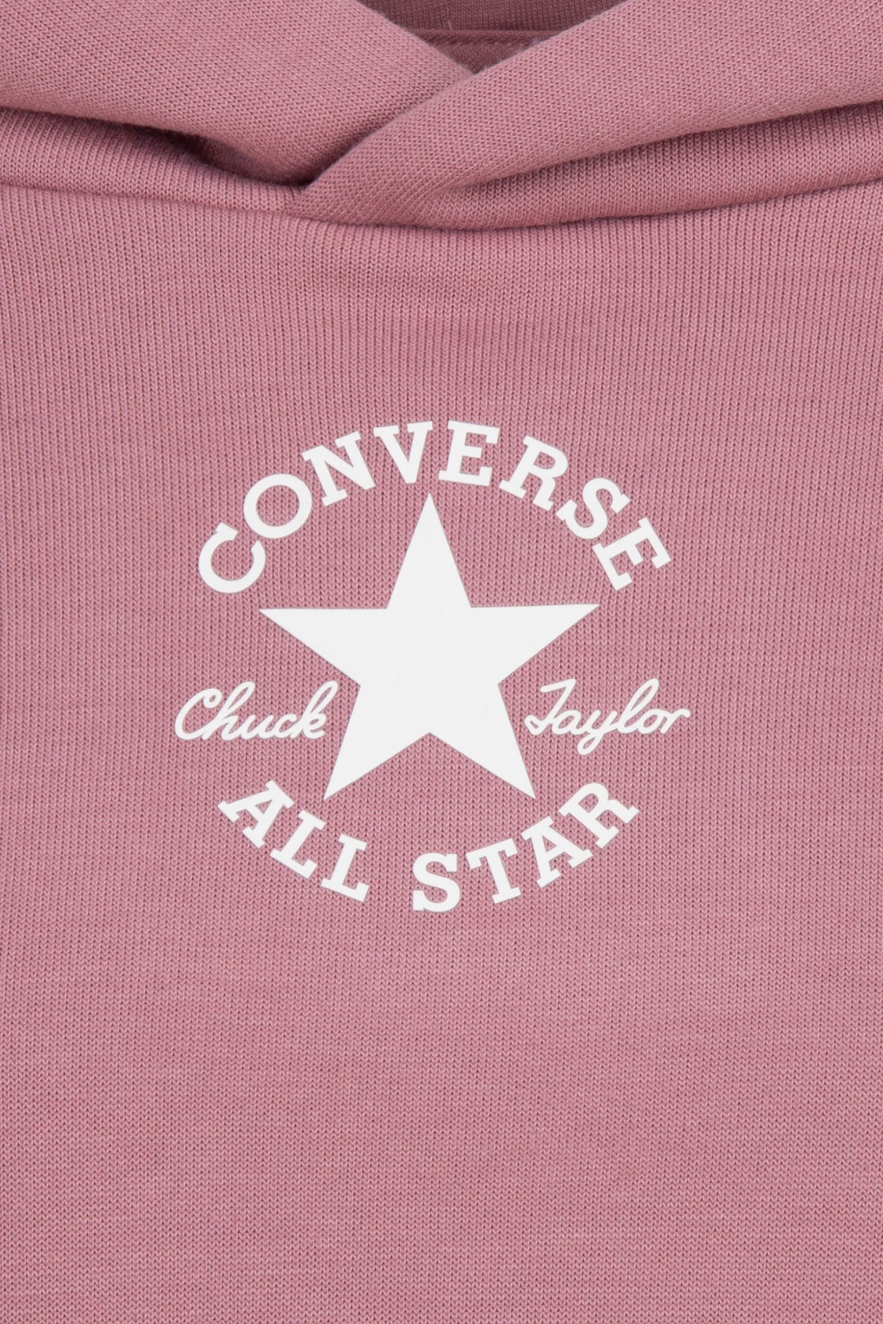 Pink 2025 converse sweatshirt