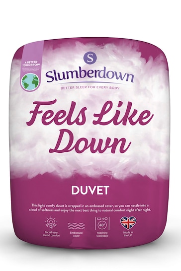Slumberdown Feels Like Down 15 Tog (4.5+10.5 Tog) All Season Duvet