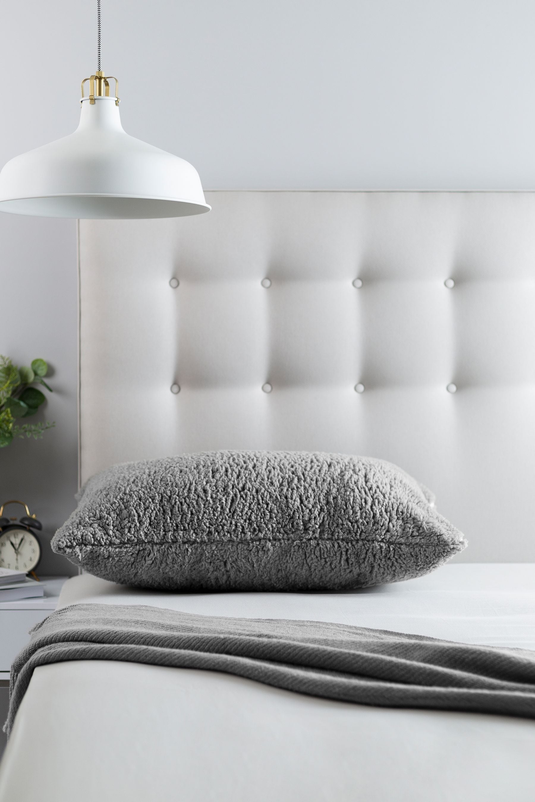 Teddy hot sale fleece pillow