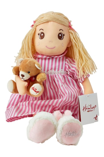 Hamleys Bedtime Bella Rag Doll With Bear