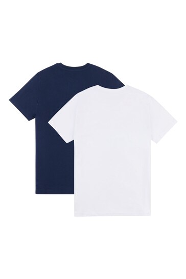 Lyle & Scott Boys Blue  Lounge T-Shirts Two Pack