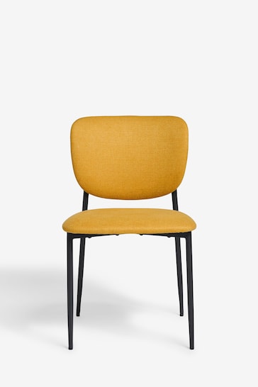 Scion Set of 2 Ochre Yellow Niksen Dining Chairs