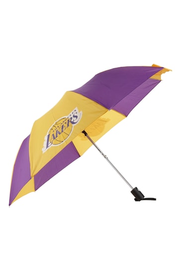 Fanatics Purple Los Angeles Lakers Auto Folding Umbrella