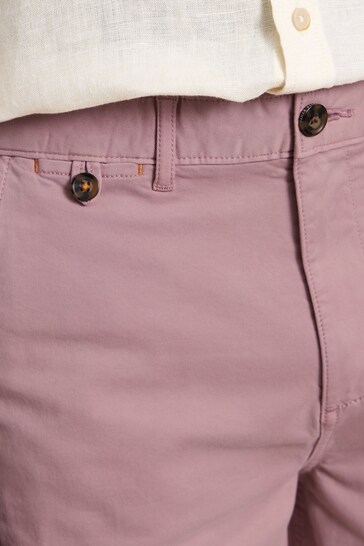 White Stuff Pink Sutton Organic Chino Shorts