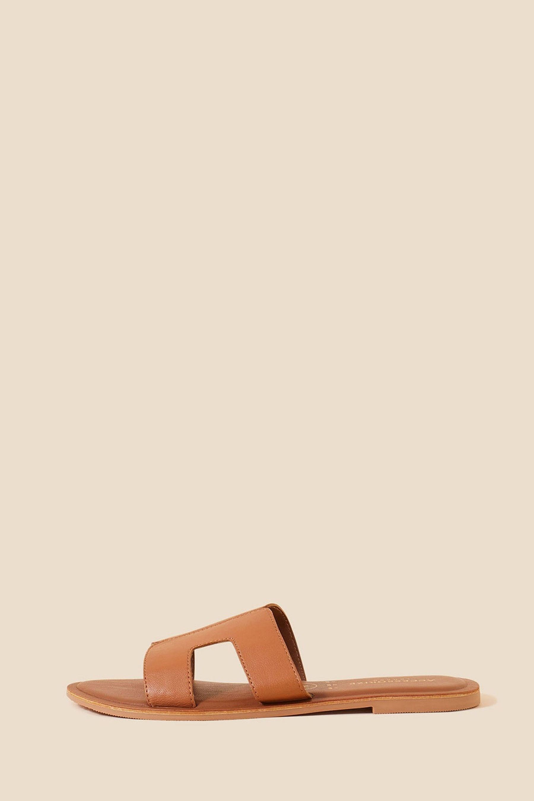 Tan sliders best sale uk